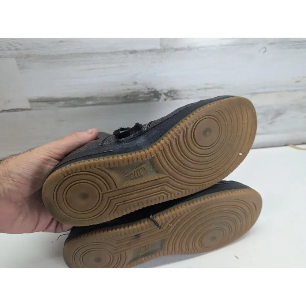 Nike Air Force 1 High Top‎ 807617-007 LV8 GS Black Gum Speckled 7Y (Youth)